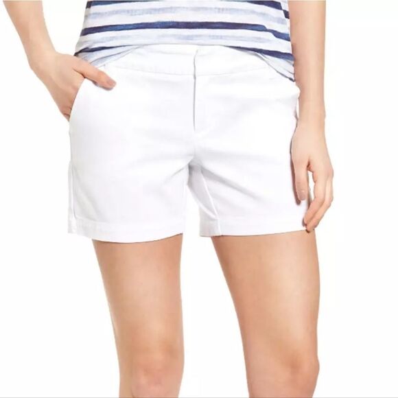 NWT Caslon Cotton Twill 5" shorts white - Picture 1 of 10